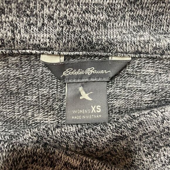 Eddie Bauer Sweater Womens Size XS Gray Wrap Shawl Snaps Long Sleeve - Picture 4 of 10